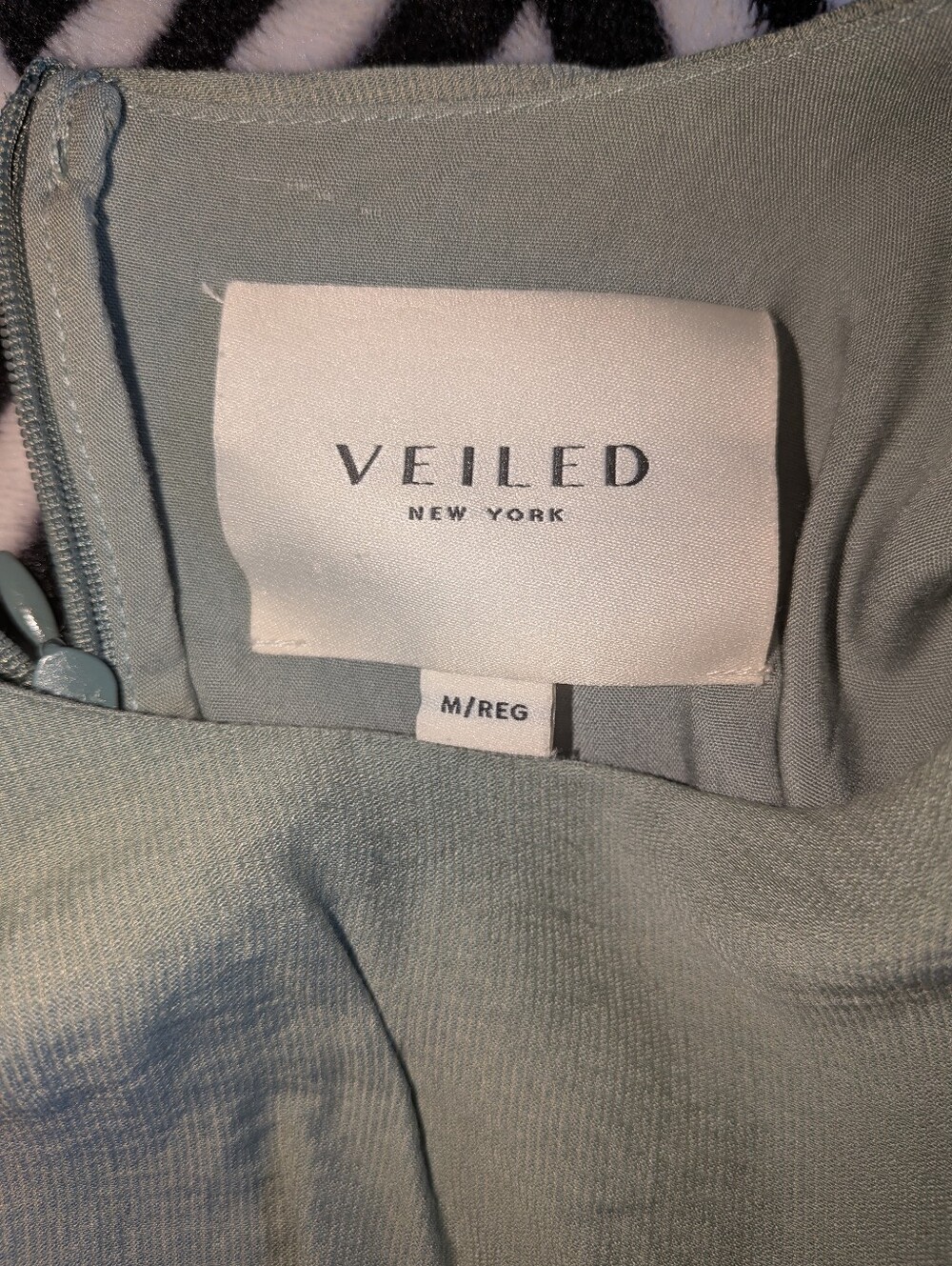 Veiled Collection Women’s Sage Top With Front Slit - Picture 2 of 5